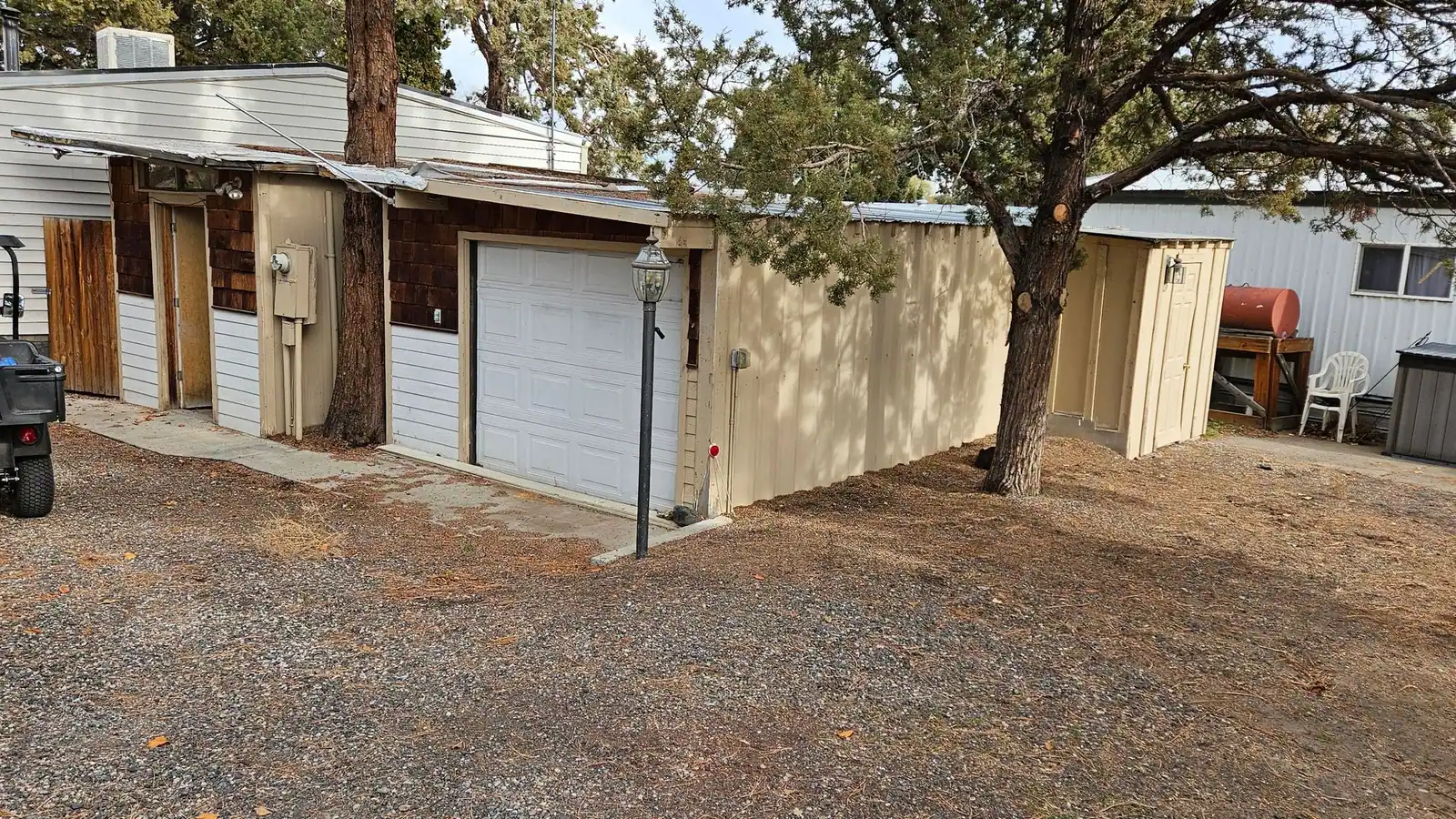 A tidy property with a garage and shed, cleared and ready to list